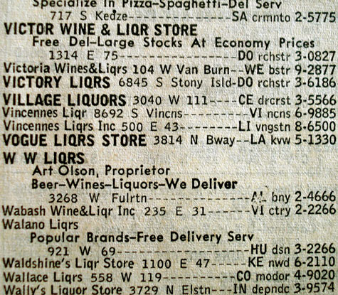 Victor Liquors, 1954